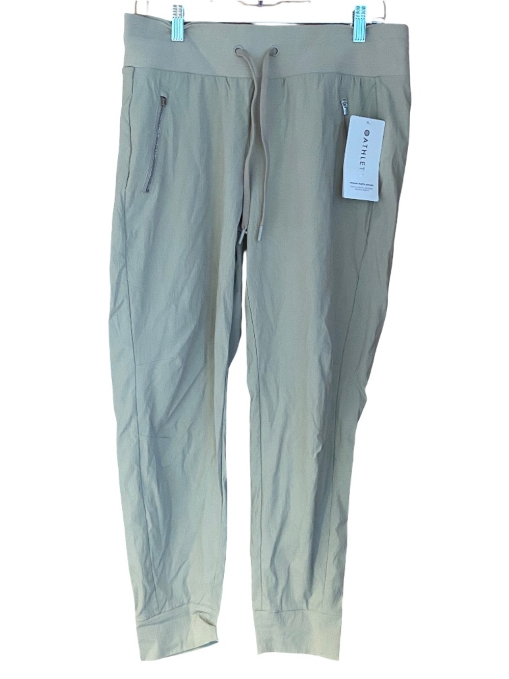 NWT Athleta Trekkie North Jogger tan khaki activewear stretch pants size 10